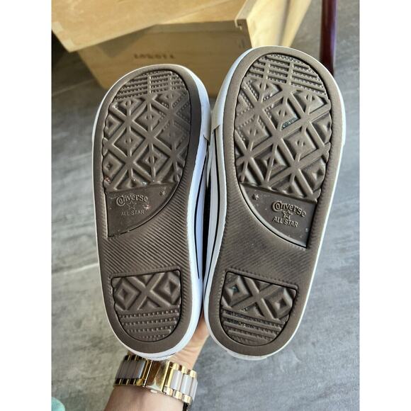 Converse All Star Toddler Girls Glitter Pink Low Top Easy On Sneakers Shoes 10 - Picture 10 of 11